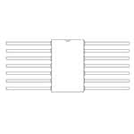 Texas Instruments SNJ54ALS02AW 확대된 이미지